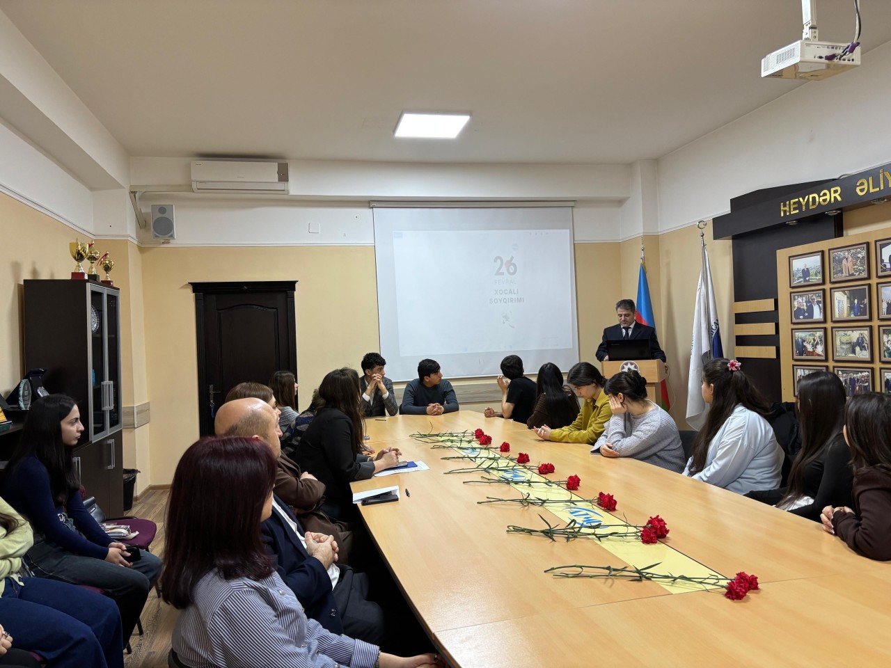 ATMU-da Xocalı soyqırımının 34-cü ildönümü qeyd olunub - FOTOLAR